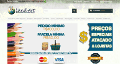 Desktop Screenshot of landart.com.br