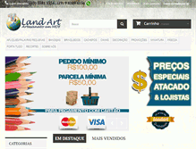 Tablet Screenshot of landart.com.br